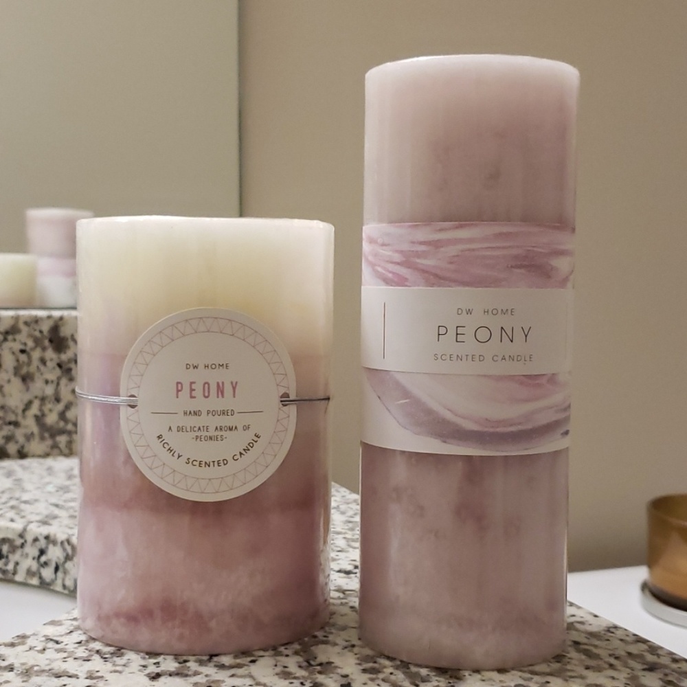 Peony candles
